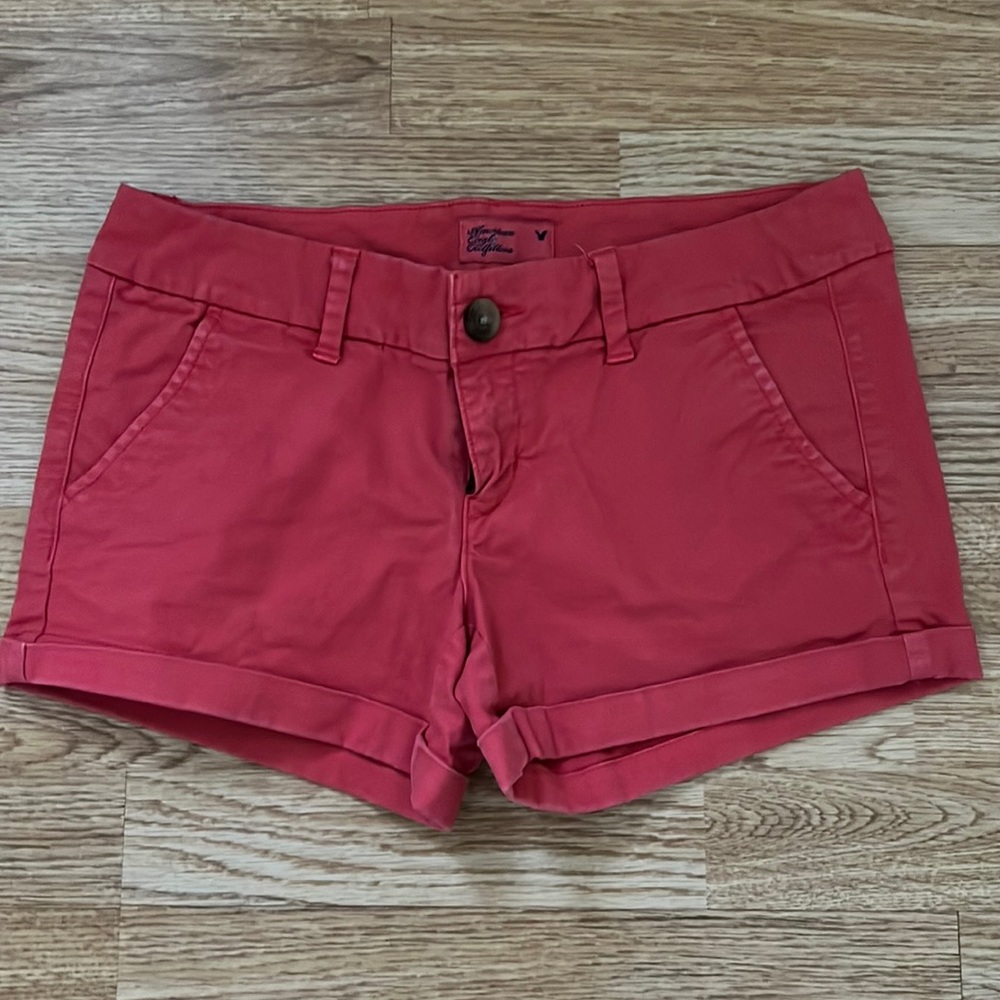 AE khaki shorts